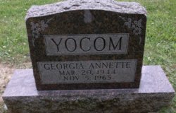 Georgia Annette <I>Zeigler</I> Yocom 