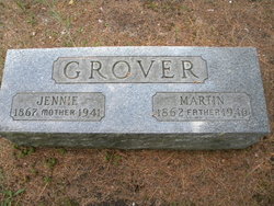 Eliza Jane “Jennie” <I>Miller</I> Grover 