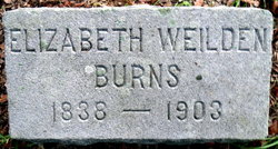 Elizabeth <I>Weilden</I> Burns 