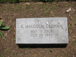 George Malcolm Oldham 