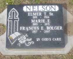 Frances E <I>Nelson</I> Bolger 