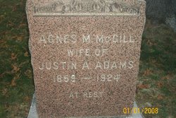 Agnes M <I>McGill</I> Adams 