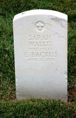 Sarah Wallis <I>Brady</I> Backus 