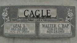Walter Clyde “Hap” Cagle Jr.
