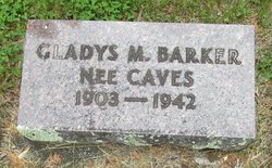 Gladys M. <I>Caves</I> Barker 