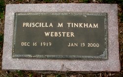 Priscilla Mary <I>Tinkham</I> Webster 