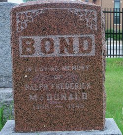 Ralph Frederick McDonald Bond 