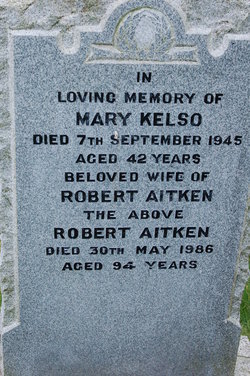 Mary <I>Kelso</I> Aitken 
