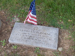 Pvt George P. Groene 