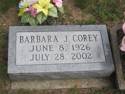 Barbara June <I>Johnson</I> Corey 