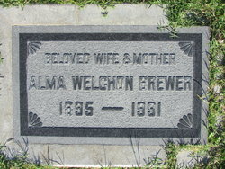 Alma Elizabeth <I>Mann</I> Brewer 
