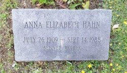 Anna Elizabeth Hahn 
