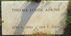 Thelma Louise <I>Brand</I> Adkins 