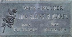 Lois Elaine <I>Binkerd</I> Parker 
