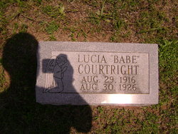 Lucia “Babe” Courtright 