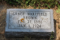 Grace <I>Wakefield</I> Brown 