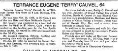 Terrance Eugene “Terry” Cauvel 