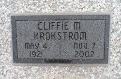 Cliffie Mae <I>Stapp</I> Krokstrom 
