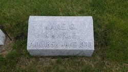 Jane “Jennie” <I>Gabriel</I> Dunkle 