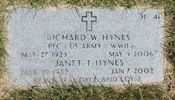 PFC Richard W Hynes 