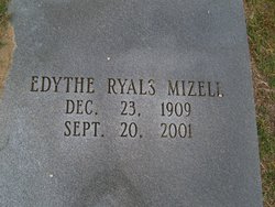 Edythe <I>Ryals</I> Mizell 