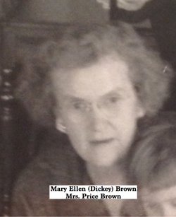 Mary Ellen <I>Dickey</I> Brown 