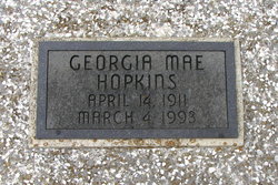 Georgia May <I>Sweet</I> Hopkins 