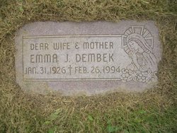 Emma Jane <I>Dehring</I> Dembek 