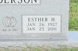 Esther Marie <I>Henry</I> Anderson 