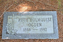 Ruth Ingebor <I>Holmquist</I> Ogden 