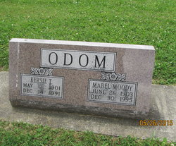 Mabel <I>Moody</I> Odom 