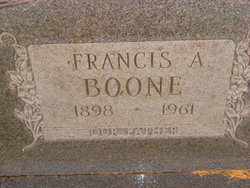 Francis Alfred Boone 