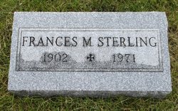 Frances M <I>Arney</I> Sterling 