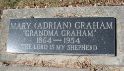 Mary Sophia <I>Arlt</I> Adrian Graham 