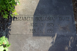 Elizabeth Holloman “Lizzie” Davis 