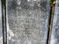 Willie May <I>Berkshire</I> Polak 