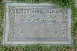 Betty Anne <I>Kegley</I> Adams 