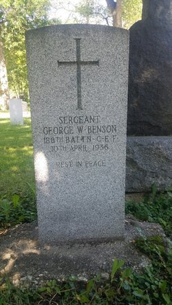 Sergeant George William Benson 