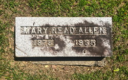 Mary Johnson <I>Read</I> Allen 
