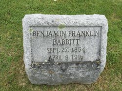 Benjamin Franklin Babbitt 