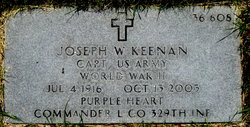 Joseph W Keenan 