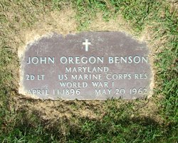 John Oregon Benson 