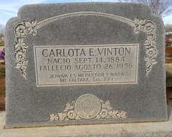 Carlota <I>Escobar</I> Vinton 