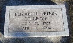 Elizabeth Frances <I>Peters</I> Colgrove 