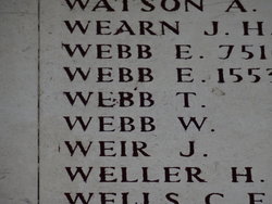 Rifleman Thomas Webb 