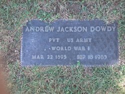 Andrew Jackson “Jack” Dowdy 