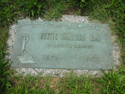 Nettie E. <I>VanHorn</I> Ray 