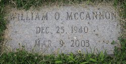 William Oren “Bill” McCannon 