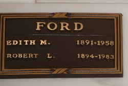 Edith Martha <I>Webb</I> Ford 