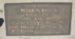 PFC Peter Y Ballin 